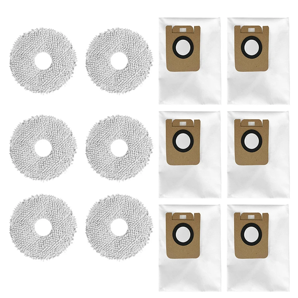 Replacement Dust Bags Mop Cloth for Xiaomi Dreame Bot L10S Ultra / S10 / S10 Pro Robot Vacuum Cleaner Accessories