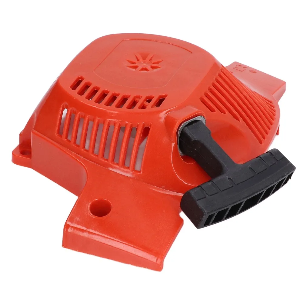 Orange Chainsaw Starter Assembly Compact ABS Recoil Pull Starter Easy to Install for Husqvarna136 137 141 142 137E 142E
