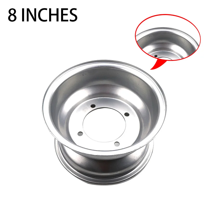 ATV 8 inch steel rim motorcycle 8 inch front 18x9.50-8 rear wheel 19x7-8 accessories kart tires