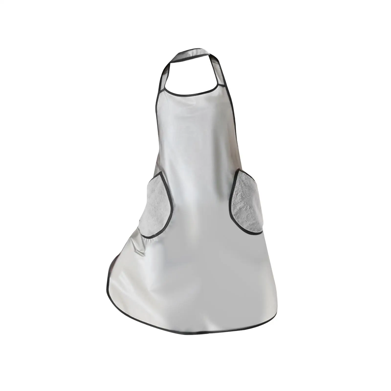 Chef Apron Cooking Apron Oil Proof BBQ Apron with Hand Wipe Pockets Translucent Adjustable Back Waist Strap Gardening Apron