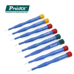 Pro'sKit 1PK-034 Series Precision Insulated Ceramic Screwdriver Electrician Hand Tools Non-Magnet Anti-Static Adjust Screwdriver