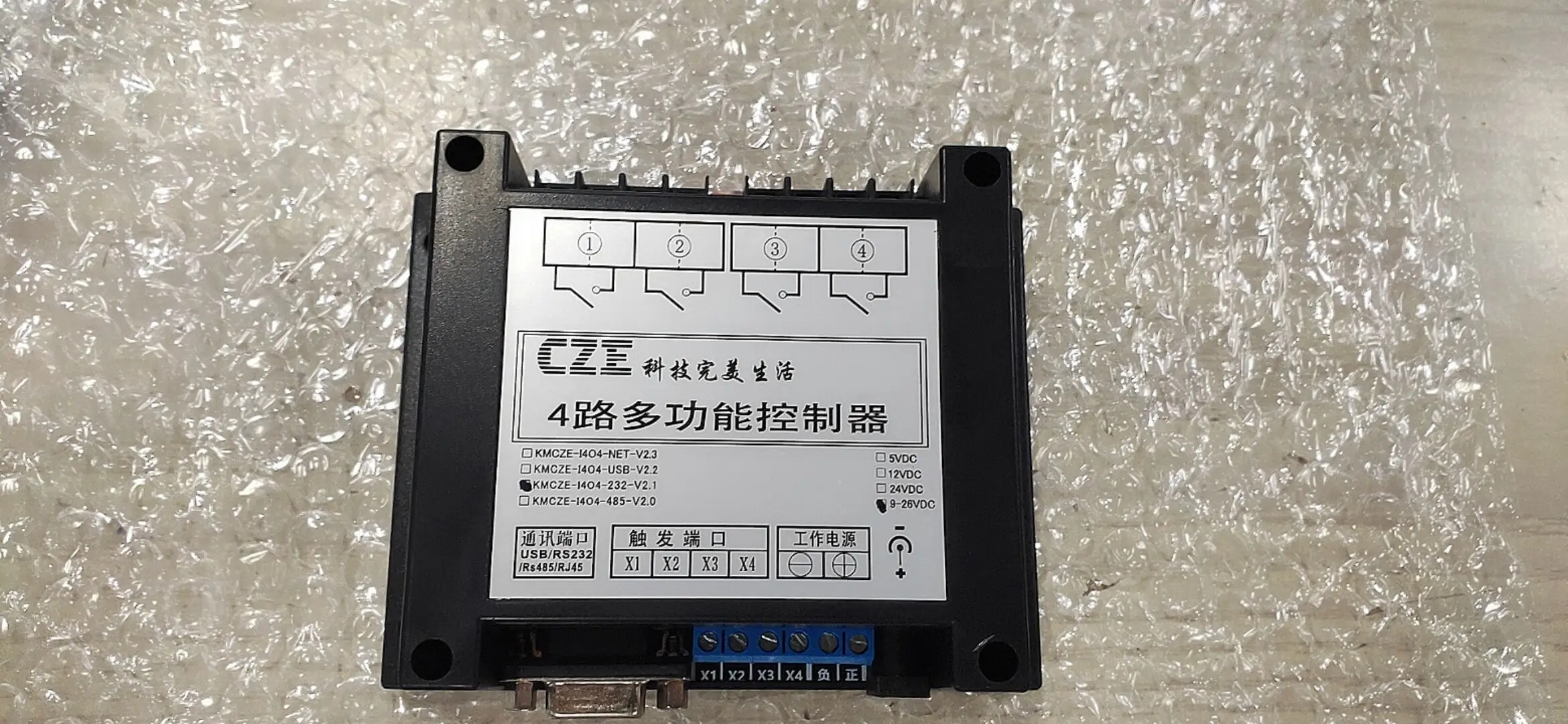 4-канальная плата ввода-вывода, релейный модуль управления блоком, последовательный 232 RS485 ModBusRTU LabVIEW