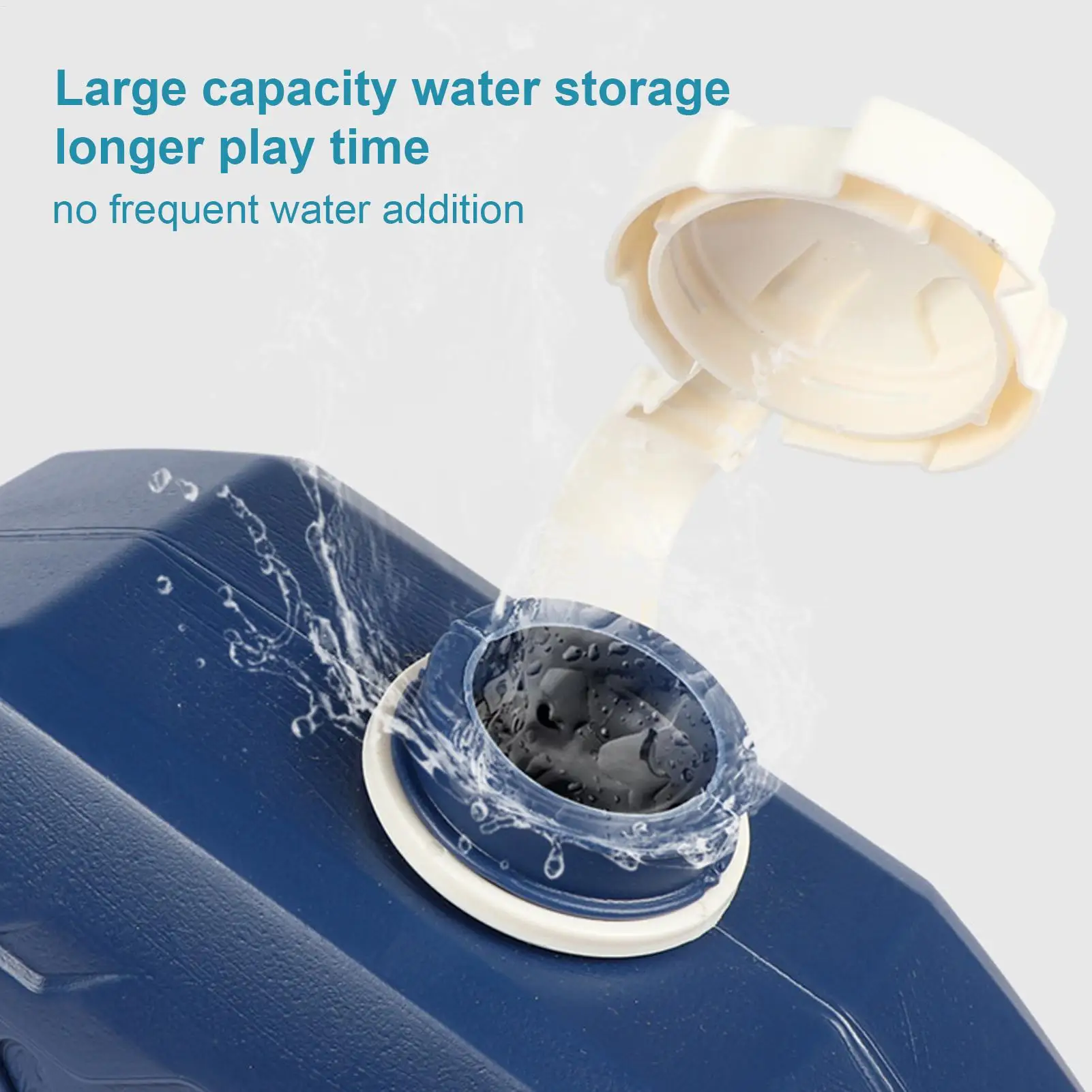 Letnie Zewnętrzne Elektryczne Pistolety na Wodę dla Dorosłych Zabawka Podwójna Dysza Spryskiwacz Wody z Goglami Basen Dziecięce Zabawki na Wodę