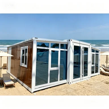 20ft 40ft Foldable Container House Prefabricated Modular Home Custom Size