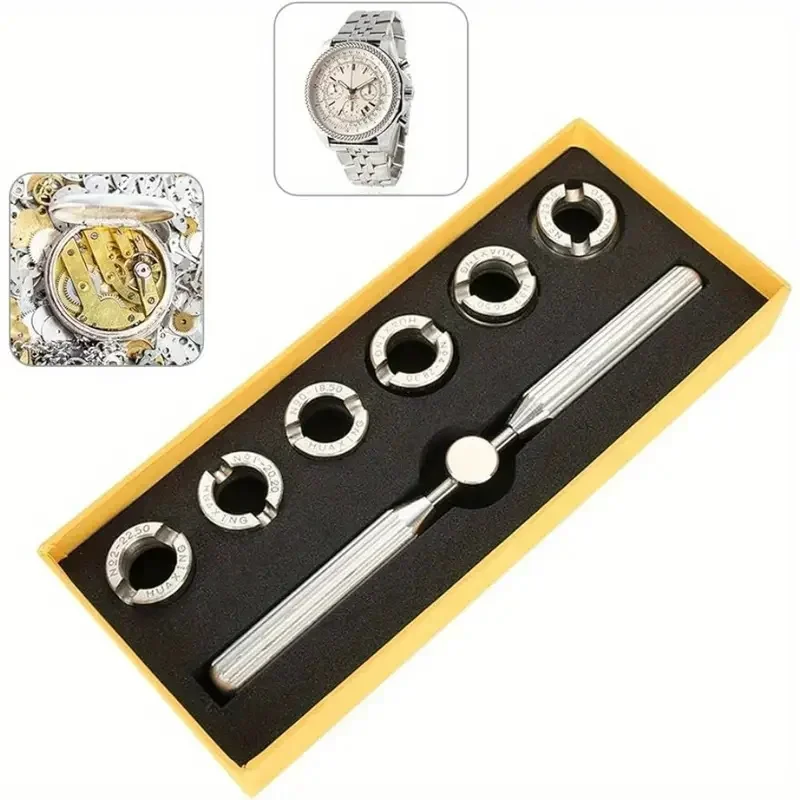 For Rolex Watch Back Cover Opener for SEIKO Easy Open Watch Back Case Watch Repair Tools for Grooved Screw Bottom Gear Opening