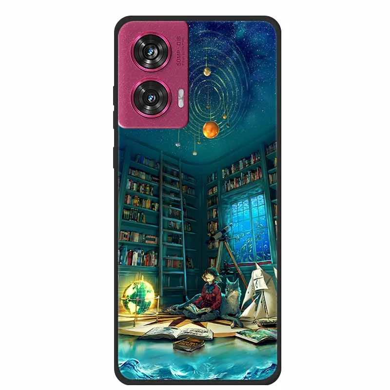 For Motorola Moto G35 5G Case Luxury TPU Soft Silicone Back Cover Phone Cases for MotoG35 Protective Shockproof Colorful Fundas