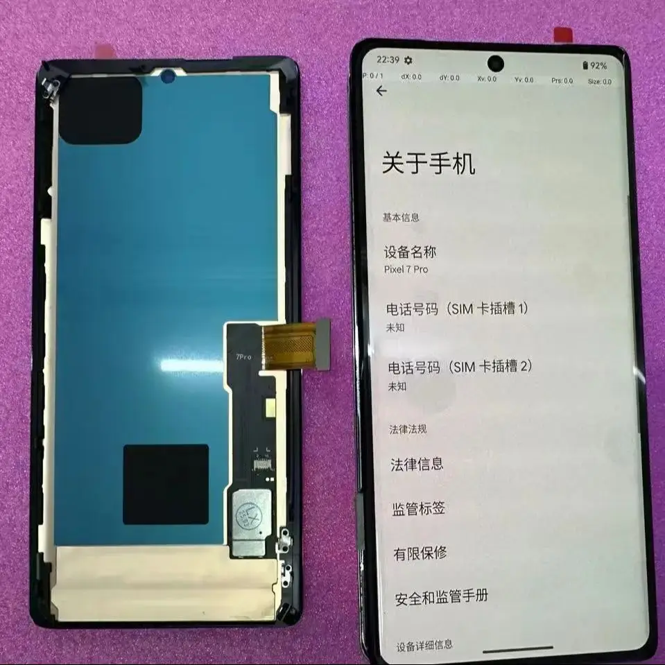 for-google-pixel-7-pro-oled-screen-lcd-display-touch-digitizer-assembly-with-frame-for-7pro-lcd-replacement-gp4bc-ge2ae-60hz