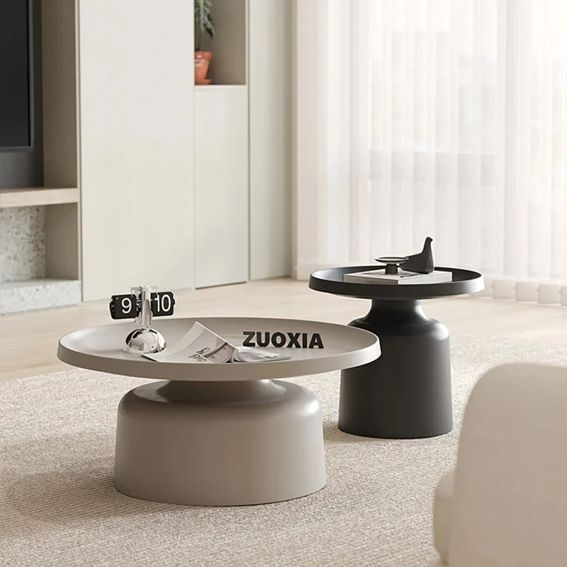 CX435MV Living Room Coffee Tables Hardcover Round Coffee Table Premium Minimalist Design Table Basse De Salon Home Furniture