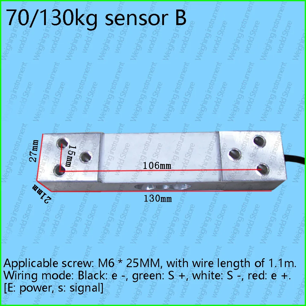 Imagem -03 - Pesando Sensor Load Cell Pressure Sensor Balança Eletrônica 10 kg 20 kg 40 kg 70 kg 150 kg 180 kg 200 kg 350 kg 400 kg 700 kg 750 kg 800 kg 1500kg