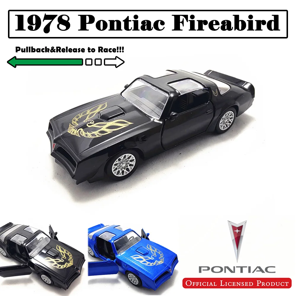 

1:36 Scale 1978 Pontiac Fireabird Replica Diecast Model Car Decoration Collection Gift for Boys and Toy Car Collectors