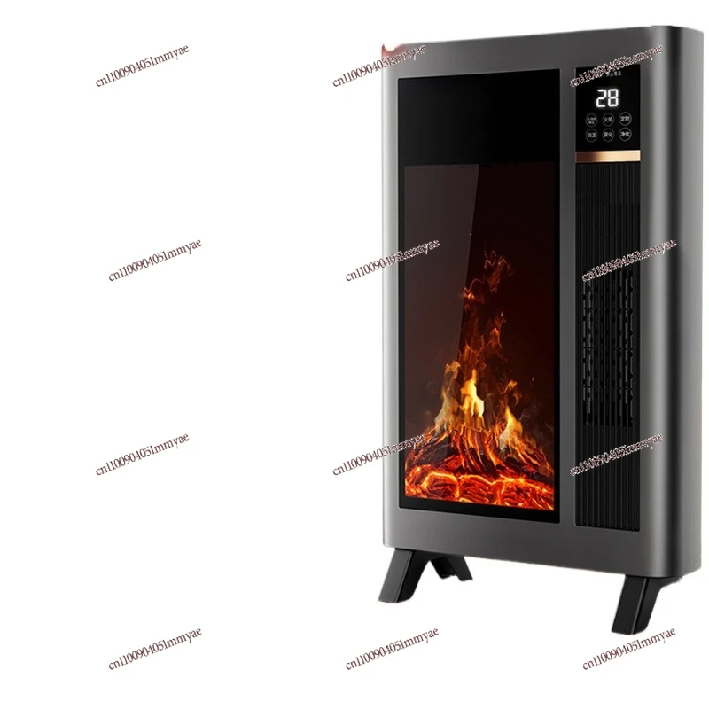 

Графеновый обогреватель, имитация угольного огня + интеллектуальный голос + увлажнение, домашний обогреватель, камин, горячий вентилятор