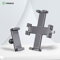 FANAUE Aluminum Tablet Holder Clamp Tripod Adjustable Stand for 5.5-9\