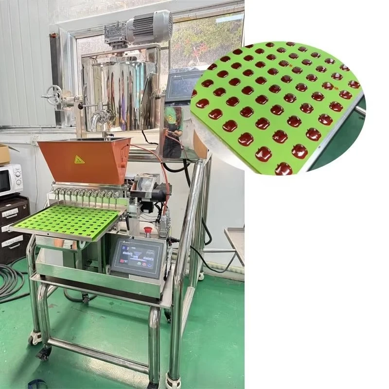 LST Latest Design Desktop Chocolate Fondant and Hard Candy Pouring Machine New Condition Laboratory and Store Equipment