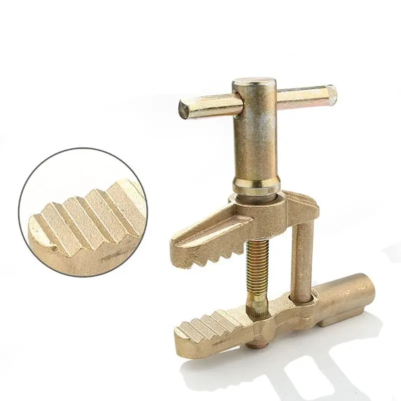 [A92P!】 High Conductivity 800A Ground Clamp Pure Copper Grounding Wire Clip Heavy Duty Alligator Shaped Ground Clamp