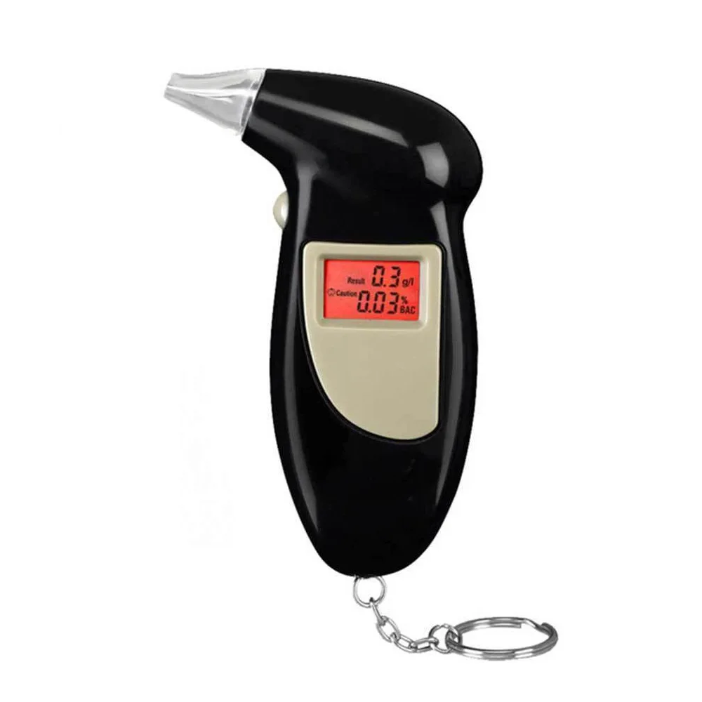 Cross-border Alcohol Detection Device/Tester, Portable, Breathalyzer-style, precise, Compact, Keychain Design, Suitable for Post