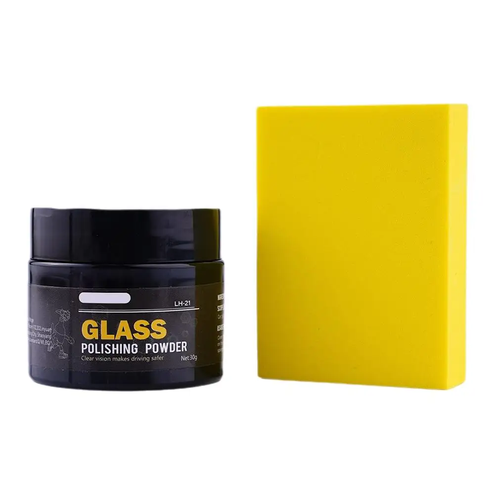 30g Car Glass Polishing Powder Multifunctional Scratch Cleaning Window Car Care Polishing Powder Repair Z0B3