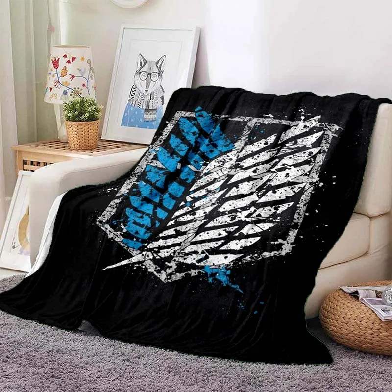 Attack on Icons Anime Icons Printed Soft Blanket blankets  thin blanket  throw blanket  picnic blanket  blankets for beds