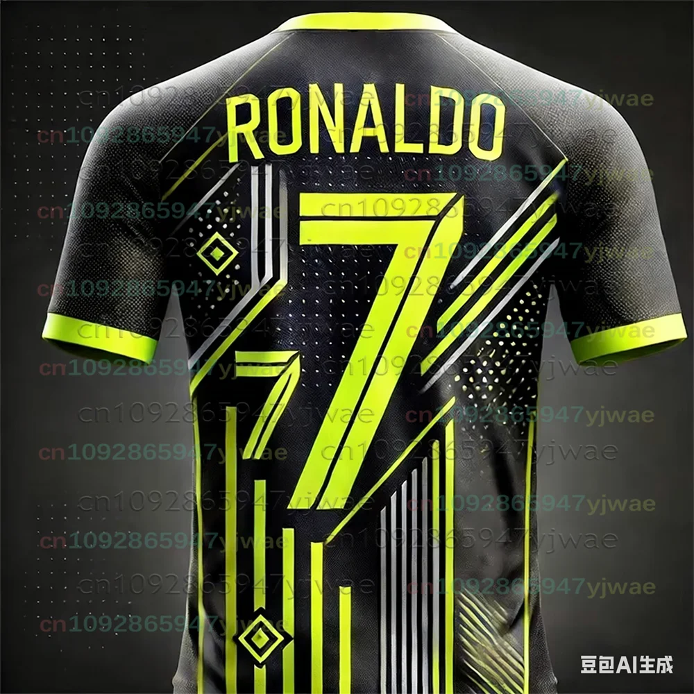 2026 New Special Edition Ronaldos 7 Football Jersey Oversize Sports Short Sleeve Training School Soccer Jersey For Kids_Adult