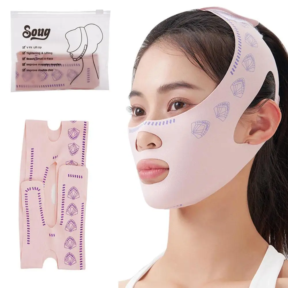 Bandaż wyszczuplający podbródek i policzki V Shaper V Line Lifting Mask Face Lifting Anti Wrinkle Strap Band Sleeping Mask Beauty Health