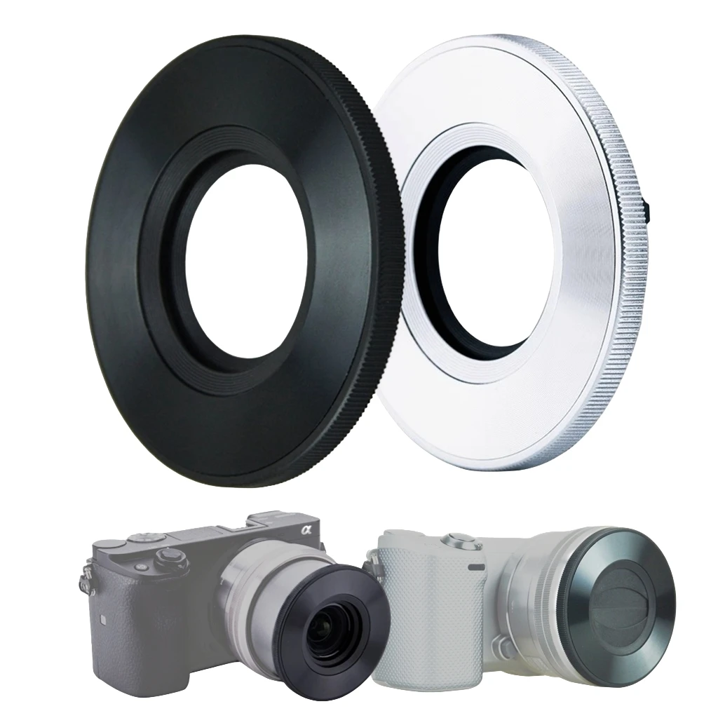 Automatic Camera Lens Z-Cap Self-retaining Auto Open Close Protective Cover Hood Shield Shade Cap for SONY 16-50mm SELP1650 A7C