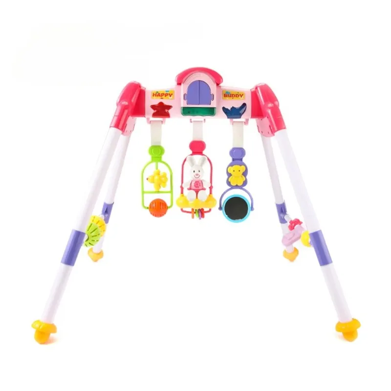 

Indoor Games Smart Colorful Music Movable Rattle Baby Fitness Frame