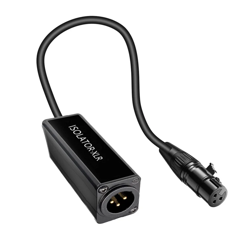 Audio Cable Isolator XLR Eliminates Noise Ground Loop Audio Isolator Eliminates Noise