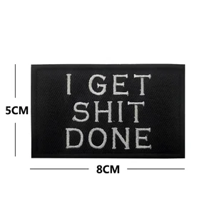 Patches gesticktes Motorrad, Motivationsklemme und lustige Motorradfahrer, Patches Motorräder, Outdoor Airsoft Army, so bereit wie ich bin 8 Hauptverkauf Motard Stickerei - №6