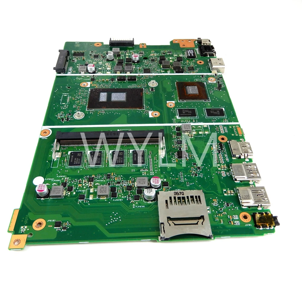 Imagem -05 - Placa-mãe do Portátil para Asus X441uv I37100cpu 4gb Ram 920mx Placa-mãe 2g F441u A441u X441urk X441u X441uvk X441ub X441ub