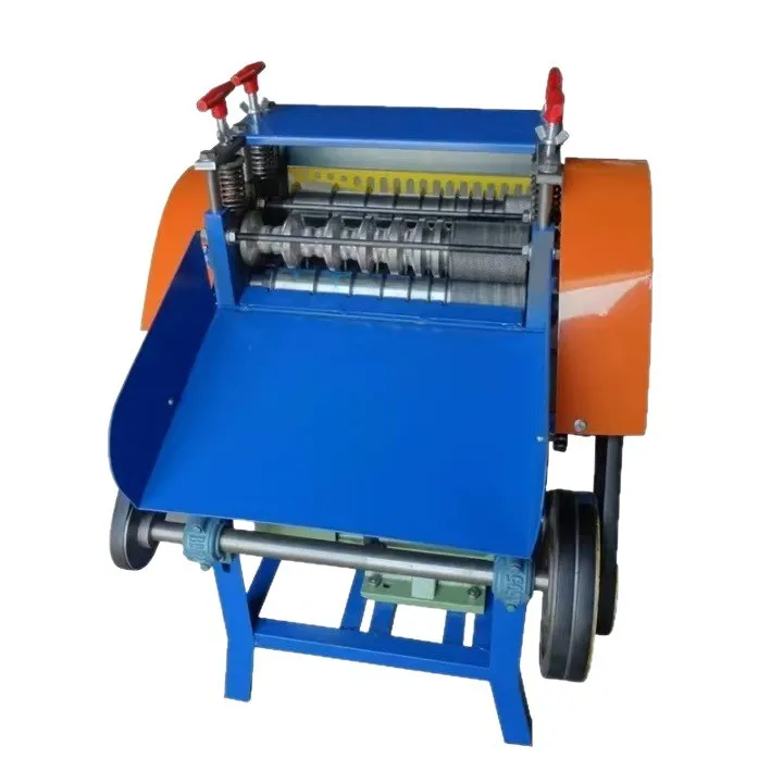 Small Electric Wire Stripping Machine for Scrap Copper Wire Fully Automatic Wire Pulling Machine for Scrap Electrical Wires