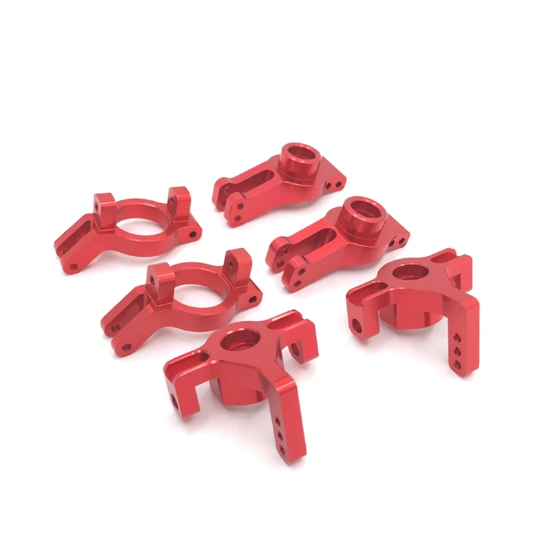 

Комплект улучшенных аксессуаров, рулевой стакан для WLtoys 12402-A 12401 12402 12403 12404 12409 1/12, запчасти для радиоуправляемых автомобилей, красный
