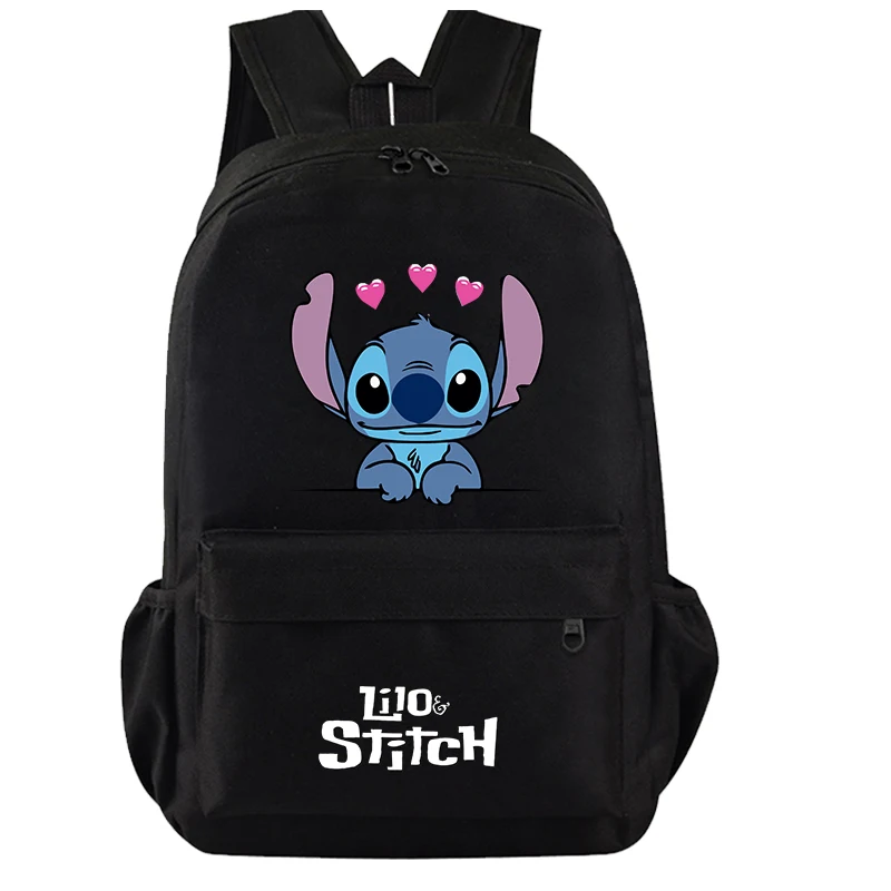 Disney Lilo Stitch Backpack for Boy Girl Children Back To School Schoolbag Student Kawaii Backpack Cartoon Anime Lightweight Bag