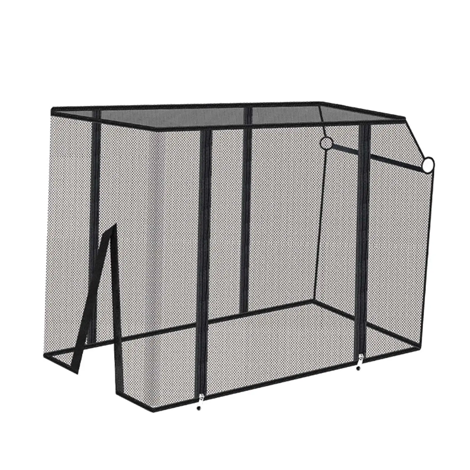 Wagon Mosquito Net Zipper Closure Mosquito Mesh Wagon Accessories for Outdoor Utility Folding Wagon Outdoor Camping Accessories