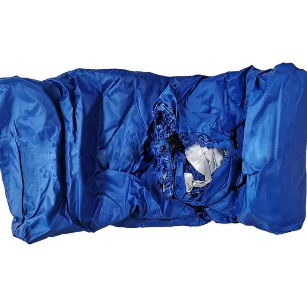 Cubierta impermeable para lancha rápida de barco azul 210D, apta para la mayoría de lanchas rápidas y lanchas de reacción, proporcionando cobertura y prevención.