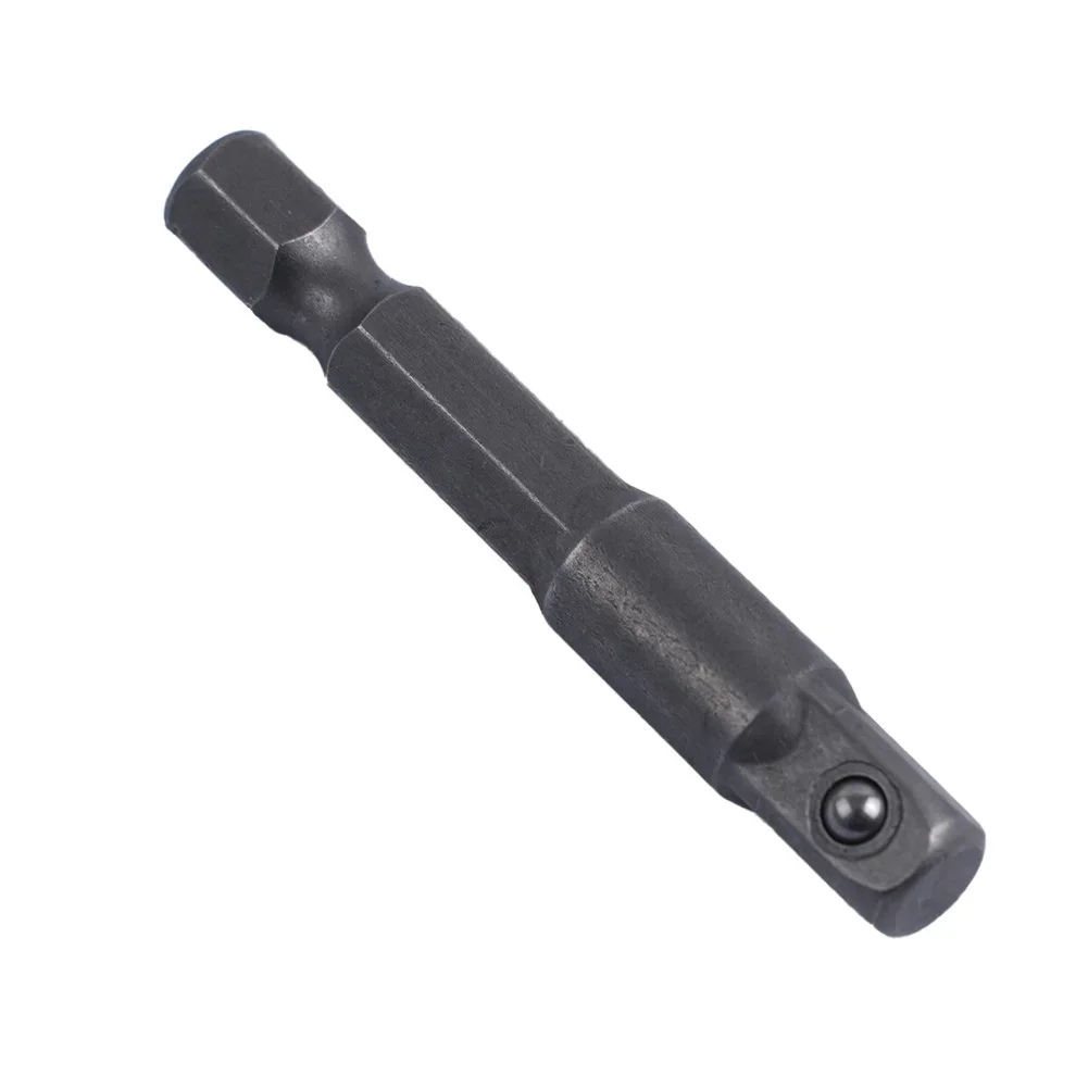 Adaptador de enchufe de 2 piezas, convertidor de llave de varilla de extensión de vástago hexagonal de 1/4 pulgadas, 25/50mm para taladro conductor