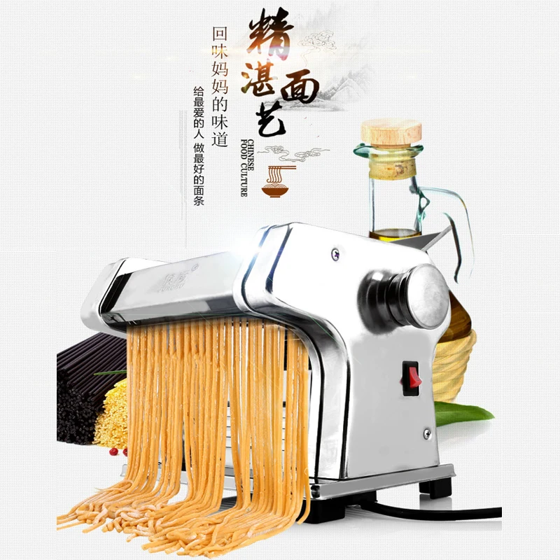 Stainless Steel Manual Cutting Adjustable Thickness Dough Fresh Noodle Pasta Maker Machine Kitchen Tools