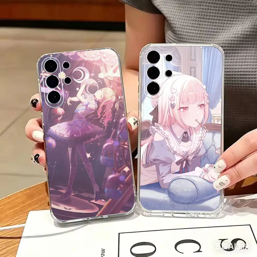 Чехол для телефона One Project SEKAI Mizuki A-Akiyama-es из прозрачного мягкого ТПУ для Samsung S25, S24, S23, S22, S30, S21, S10, S9, Ultra, Plus, Lite, FE, 4