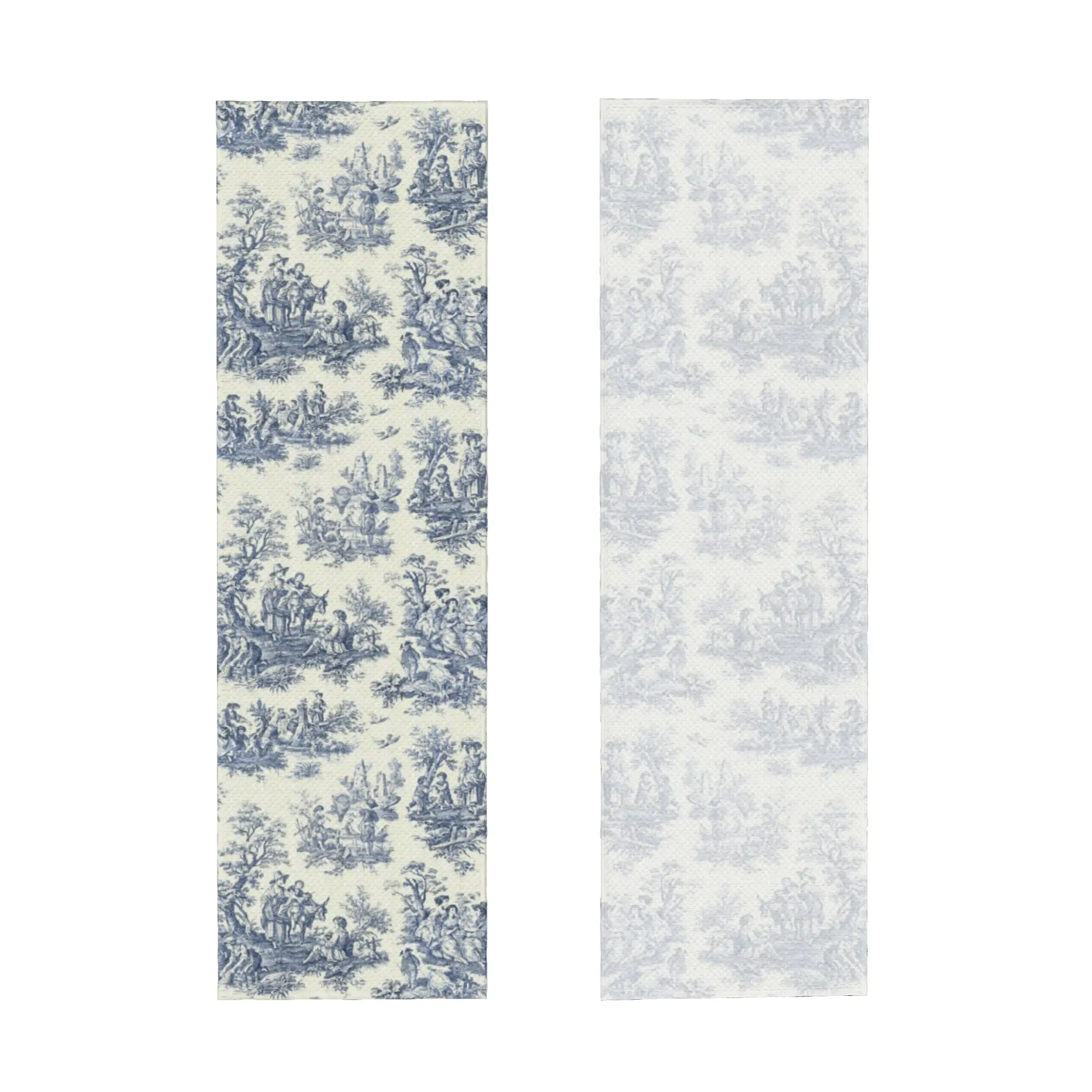 Powder Blue French Toile Picnic Designs Cold Exercise Towel Yoga And Fitness Running Outdoor Activities Travelling Towels