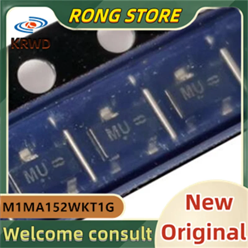

100PCS MU New Original M1MA152WKT1G M1MA152 SOT23