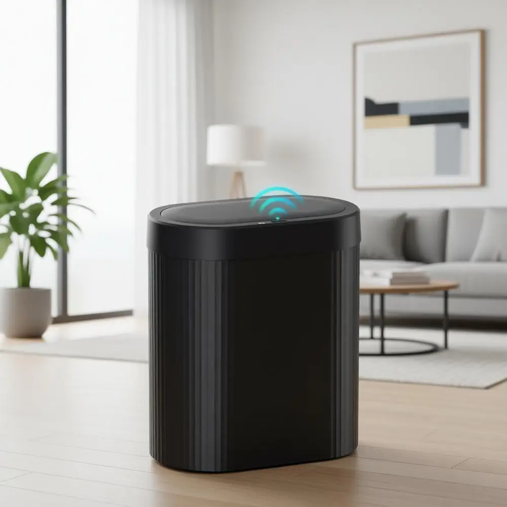 

5 Gallon Automatic Motion Sensor Trash Can, Slim Waterproof Bin for Kitchen, Bedroom, Office, and Bathroom