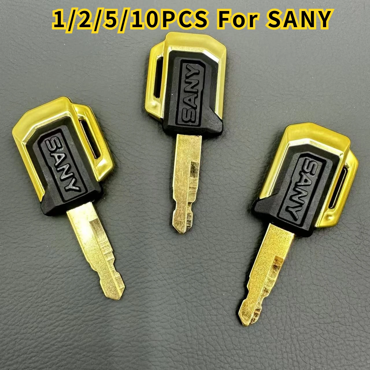 1/2/5/10 Uds llave de arranque de encendido de excavadora para SANY SY16/35/55C/60/65/75/135/155/215/235/285/365