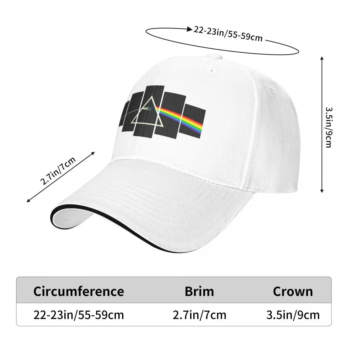 قبعات البيسبول الجانب المظلم من القمر الوردي فلويد Casquette أنثى الذكور قبعات الربيع عادية #5