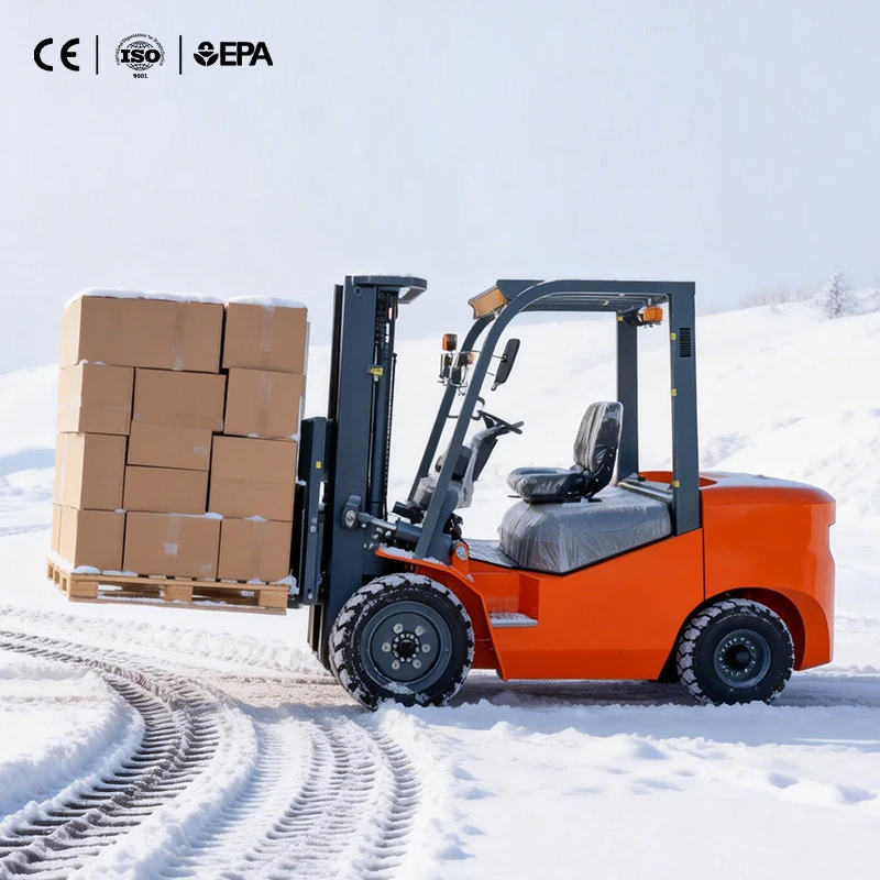 Low Price Forklift diesel 3 Ton 3.5 CE ISO Lifting Truck With Fork Positioner and Side Shifter Warehouse Forklift