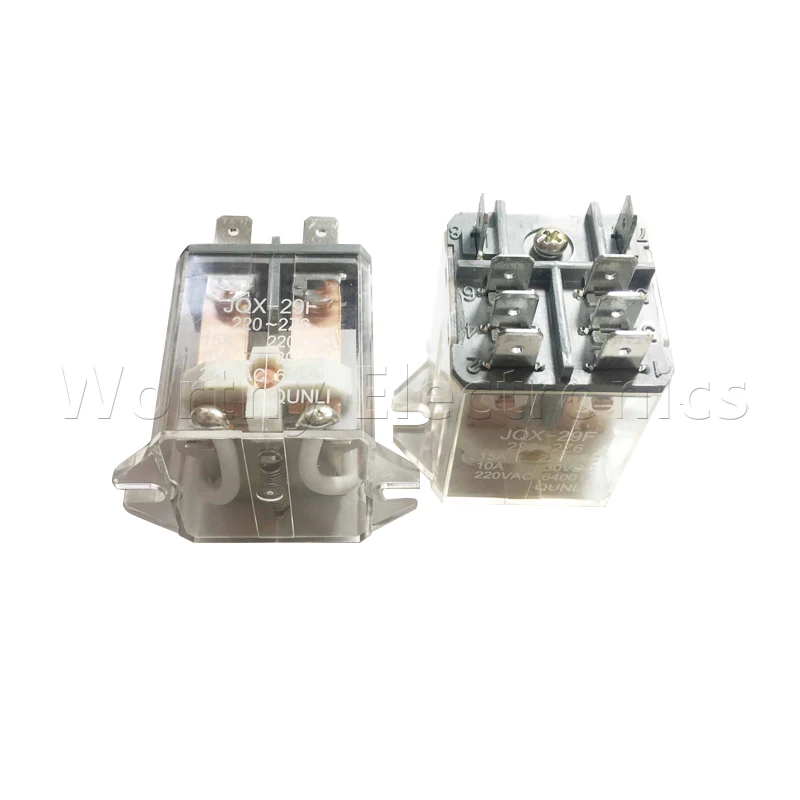 Free shipping 10pcs/lot relay 220VAC 15A 8PIN JQX-29F