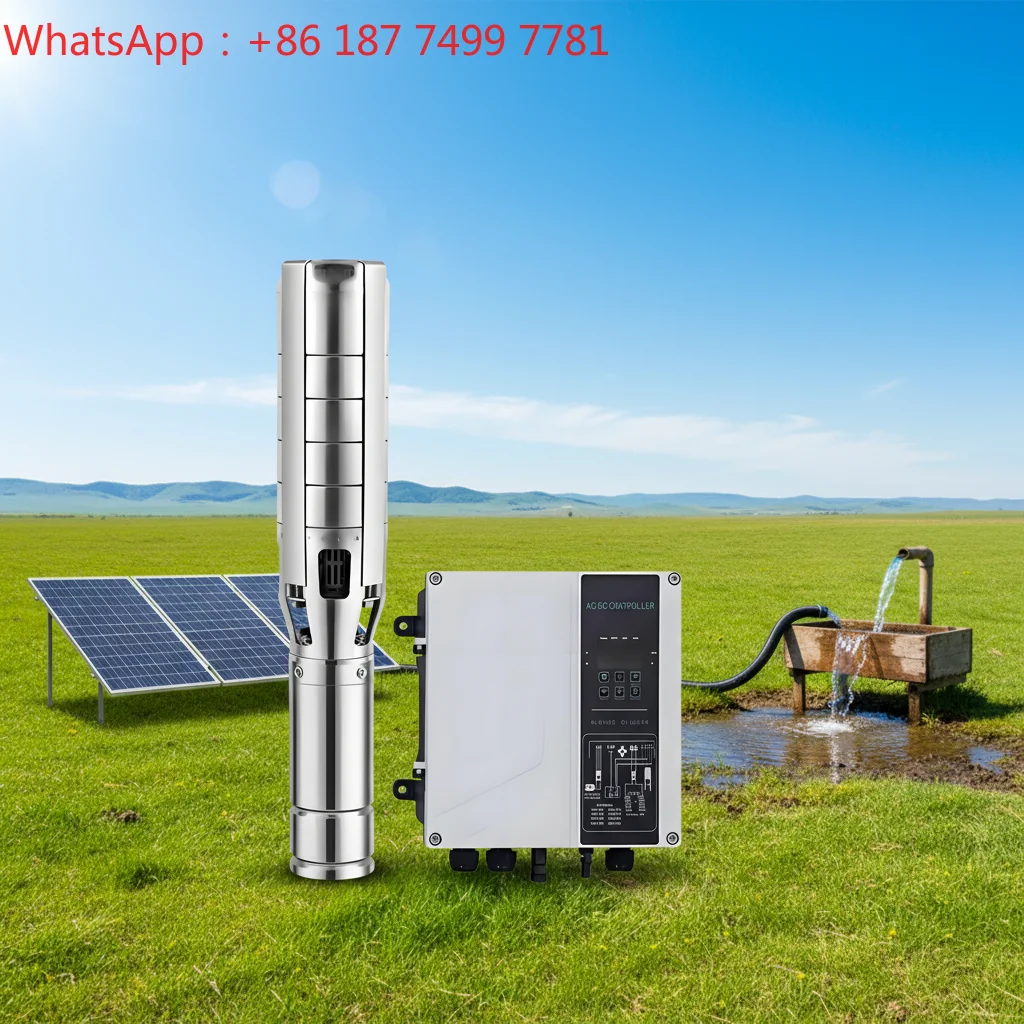 JIABO 0.5 HP High Pressure DC Brushless Motor Submersible Solar Water Pump 24V Portable OEM Irrigation Agriculture 1 Year