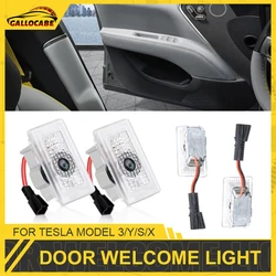 For Tesla Model 3/Y/S/X Projector Door Step Light Hot Sale Interior Lights Promotion Accessories New Design Luxury Feeling