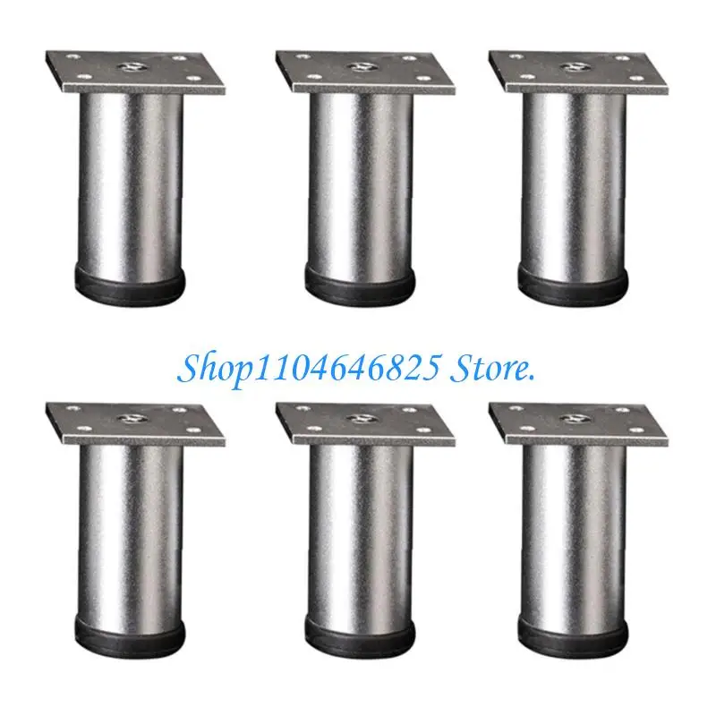 6lots Heavy Duty Adjustable Bed Legs Modern Bed Leg Elevators with Antislip Base For Stable Height