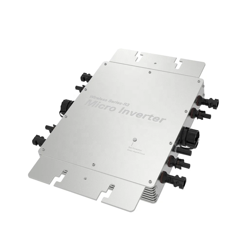 WVC MPPT شبكة التعادل العاكس 1200 واط 1400 واط 1600 واط ل 4 دوائر المدخلات الكهروضوئية لوحات DC22V60V إلى AC220V110V