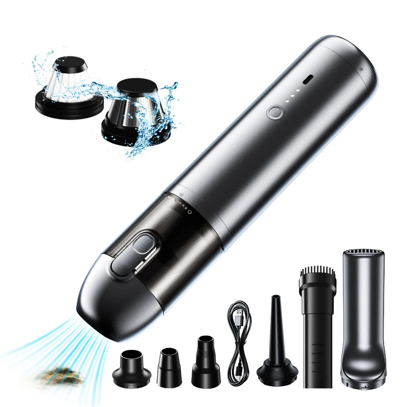 Car Vacuum Cleaner High Suction Power 15000PA Blow Suction Cordless Handheld Vacuum Cleaner for Car Home