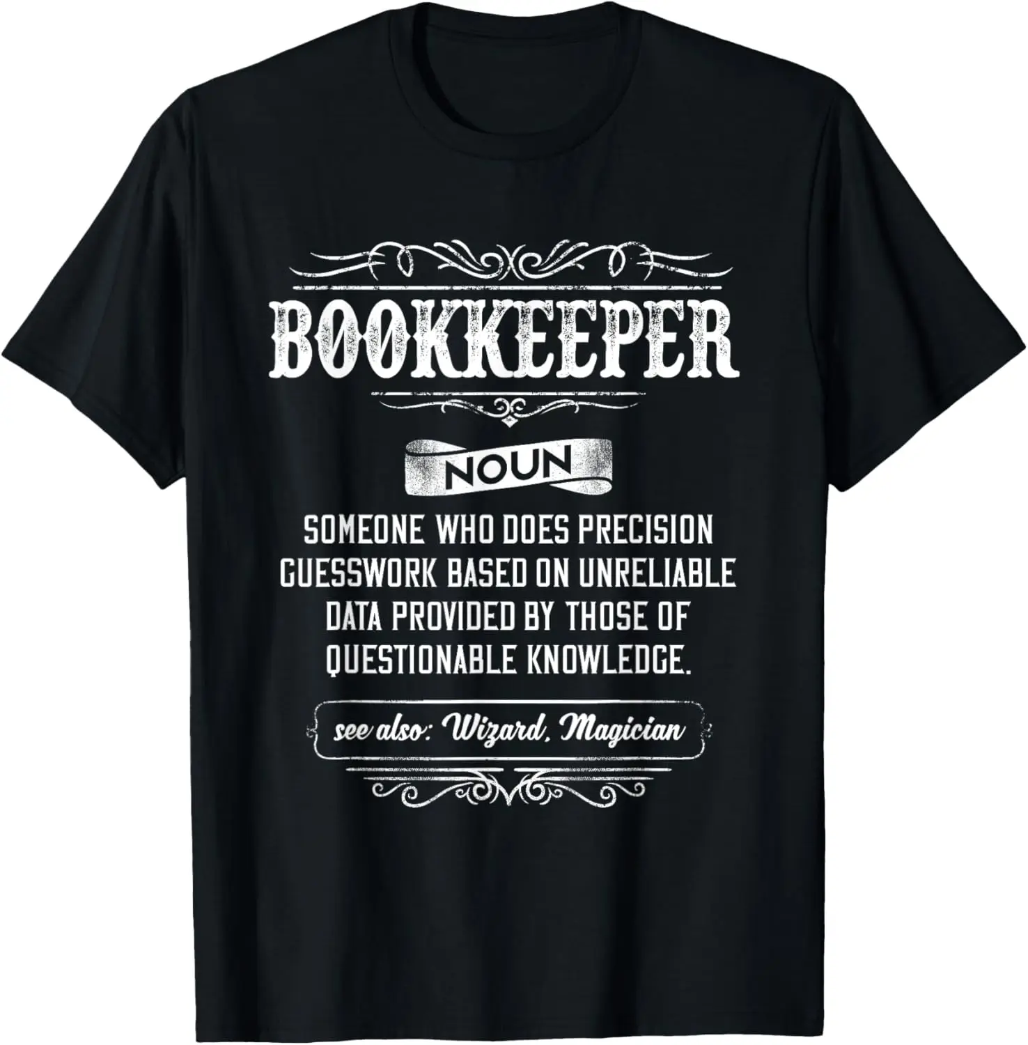 

Футболка Bookkeeper Funny Definition