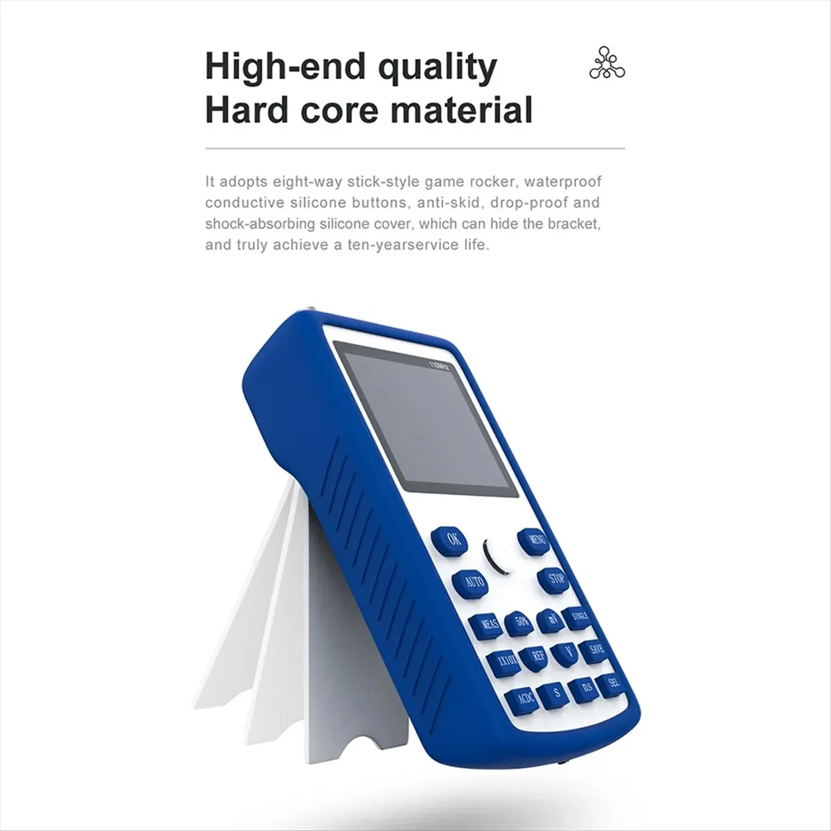 & AT27  1C15 Mini Handheld Oscilloscope Digital Sampling Rate 500MS/S Analog Bandwidth 110MHz Support Waveform Storage EU PLUG